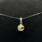 Collana Yukiko Oro Bianco e Giallo 18 kt e Diamanti