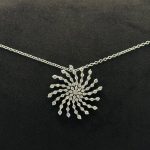 Collana Polello Oro Bianco 18 kt e Diamanti