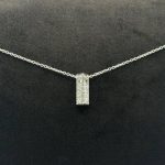 Collana Polello Oro Bianco 18 kt e Diamanti