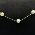 Collana Yukiko Oro Giallo 18 kt e Perle Midori