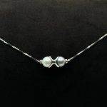 Collana Kiara Oro Bianco 18 kt e Perle Acqua Dolce