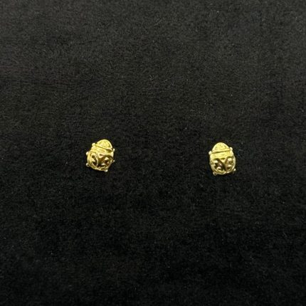 Orecchini Coccinella Oro Giallo 18 kt
