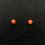 Orecchini Oro Giallo 18 kt e Corallo