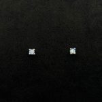 Orecchini Punto Luce Oro Bianco 18 kt e Swarovski