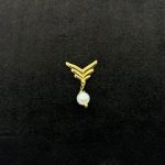 Orecchino Pendente Oro Giallo 18 kt e Perla