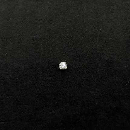 Orecchino Punto Luce Oro Bianco 18 kt e Swarovski