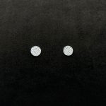 Orecchini Oro Bianco 18 kt e Swarovski