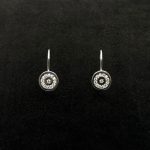 Orecchini Pendenti Oro Bianco 18 kt e Swarovski