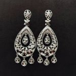 Orecchini Pendenti Oro Bianco 18 kt