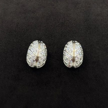 Orecchini Pendenti Oro e Swarovski