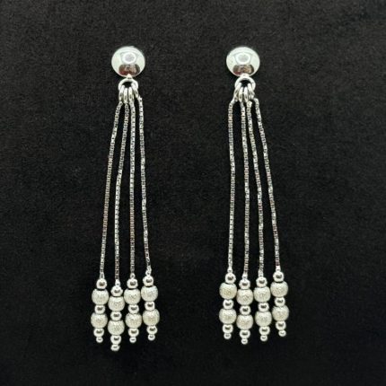 Orecchini Pendenti Oro Bianco 18 kt