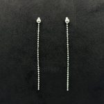 Orecchini Pendenti Oro Bianco 18 kt