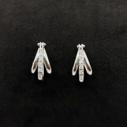 Orecchini Pendenti Oro e Swarovski