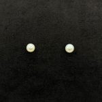 Orecchini Oro Bianco 18 kt e Perle Acqua Dolce