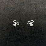 Orecchini Argento 925 Swarovski Trifoglio