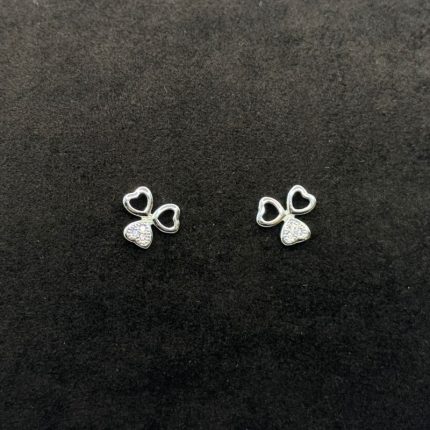 Orecchini Argento 925 Swarovski Trifoglio