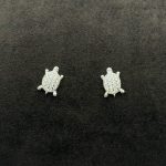 Orecchini Chi Mi Ama Tartarughe Argento 925 Swarovski