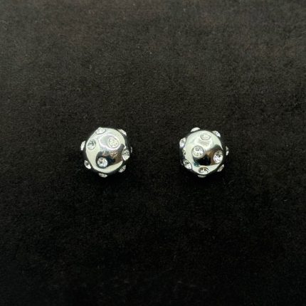 Orecchini a Sfera Argento 925 Swarovski