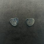 Orecchini Yes I Am Cuore con Frase Acciaio