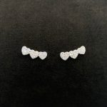 Orecchini Chi Mi Ama Cuori Argento 925 Swarovski