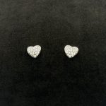 Orecchini Cuore Argento 925 Swarovski