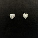 Orecchini Cuore Argento 925 Swarovski