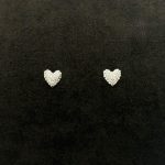 Orecchini Cuore Argento 925 Swarovski