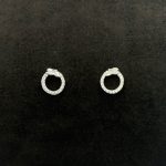 Orecchini Cerchietto Argento 925 Swarovski