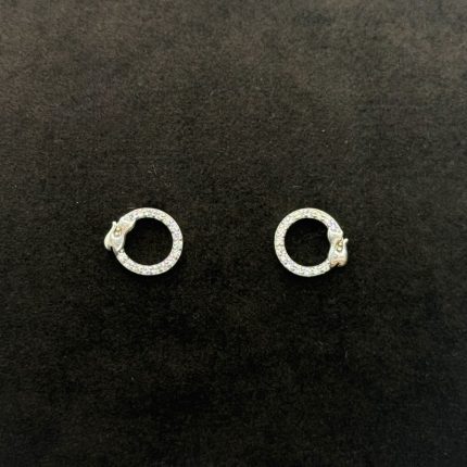 Orecchini Cerchietto Argento 925 Swarovski