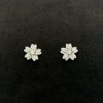 Orecchini Fiore Argento 925 Swarovski