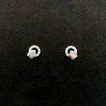 Orecchini Cerchietto Stella Argento 925 Swarovski