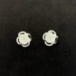 Orecchini Chi Mi Ama Fiore Argento 925 Swarovski