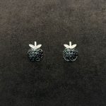Orecchini Mela Argento 925 Swarovski