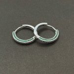 Orecchini Chi Mi Ama Cerchietto Argento 925 Swarovski