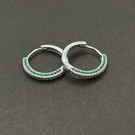 Orecchini Chi Mi Ama Cerchietto Argento 925 Swarovski