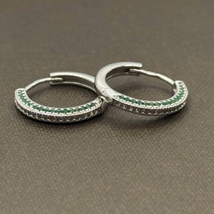 Orecchini Chi Mi Ama Cerchietto Argento 925 Swarovski