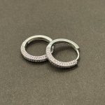 Orecchini Chi Mi Ama Cerchietto Argento 925 Swarovski