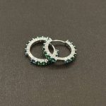 Orecchini Chi Mi Ama Cerchietto Argento 925 Swarovski