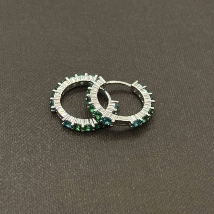 Orecchini Chi Mi Ama Cerchietto Argento 925 Swarovski