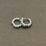 Orecchini Chi Mi Ama Cerchietto Argento 925 Swarovski