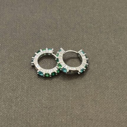 Orecchini Chi Mi Ama Cerchietto Argento 925 Swarovski