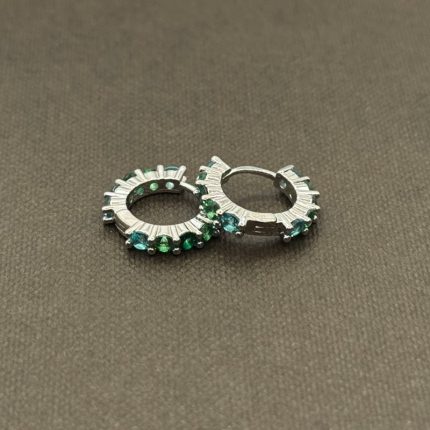 Orecchini Chi Mi Ama Cerchietto Argento 925 Swarovski