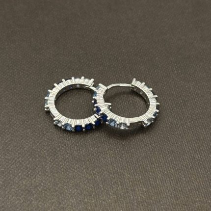 Orecchini Chi Mi Ama Cerchietto Argento 925 Swarovski