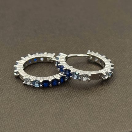 Orecchini Chi Mi Ama Cerchietto Argento 925 Swarovski