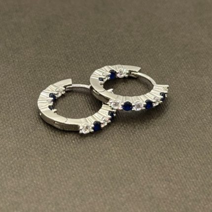 Orecchini Chi Mi Ama Cerchietto Argento 925 Swarovski