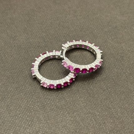 Orecchini Chi Mi Ama Cerchietto Argento 925 Swarovski