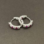 Orecchini Chi Mi Ama Cerchietto Argento 925 Swarovski