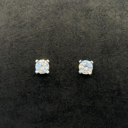 Orecchini Chi Mi Ama Punto Luce Argento 925 Swarovski