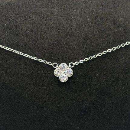 Collana Chi Mi Ama Argento 925 Swarovski