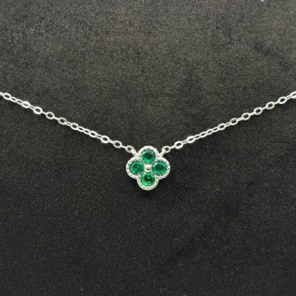 Collana Chi Mi Ama Argento 925 Swarovski